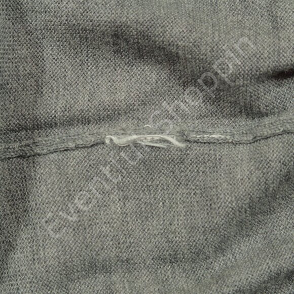 Suitsupply Sweater Mens L Heather Gray V Neck Merino Wool Long Sleeve - Picture 5 of 6